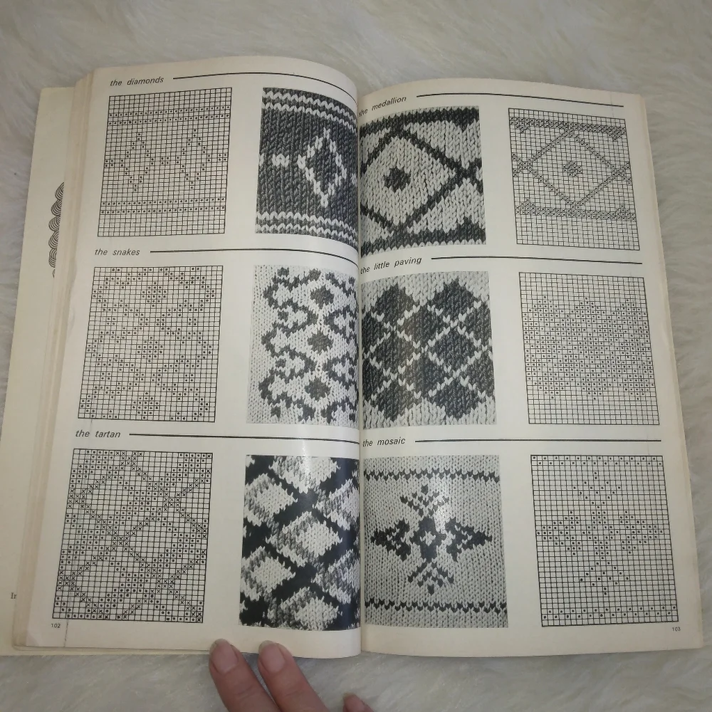 BOOK Knitting Dictionary 800 Stitches Patterns